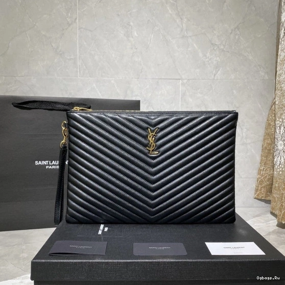YSL CLUTCH MONOGRAM 0718